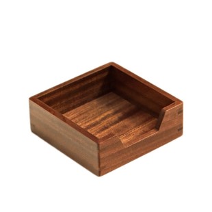 纸巾盒餐厅商用实木台面餐巾纸盒名宿日料店日式方形高颜值木盒子