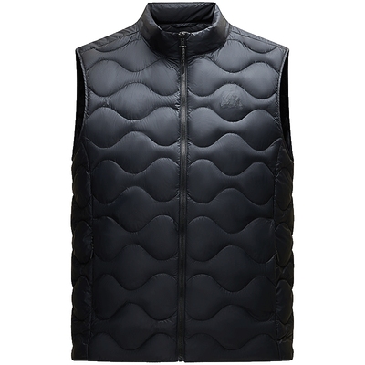 安踏男子户外防泼水羽绒马甲