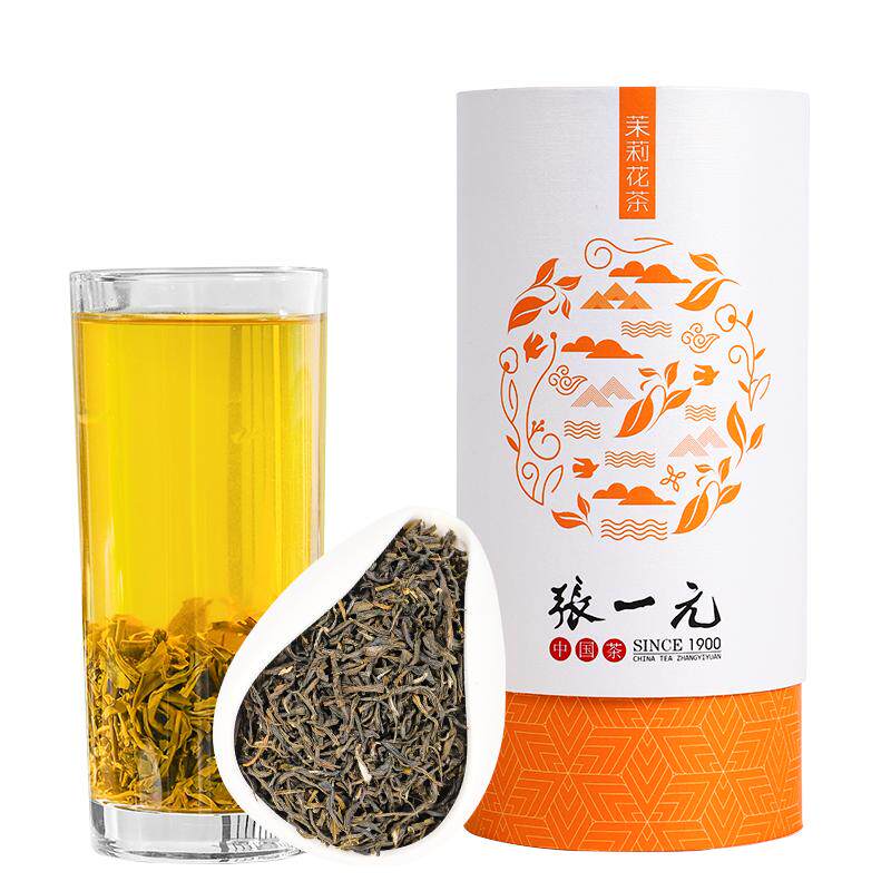 张一元茶叶特级浓香型茉莉花茶香茗新茶100g罐装茶语中华老字号