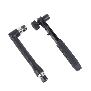 1/4快速棘轮扳手 迷你L型风批头手柄6.35mm两用多功能快速套筒7字