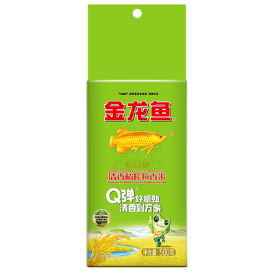 金龙鱼清香稻长粒香米500g 东北大米1斤小袋装粳米