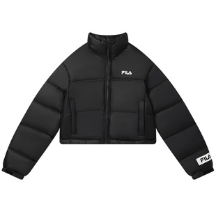 FILA 斐乐官方女子短款羽绒服冬季保暖宽松面包服户外保暖外套女