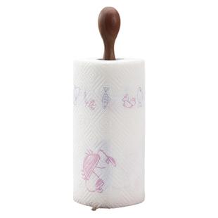 初心厨房用纸巾架木立式创意卷纸架轻奢家用纸卷免打孔挂架纸巾座
