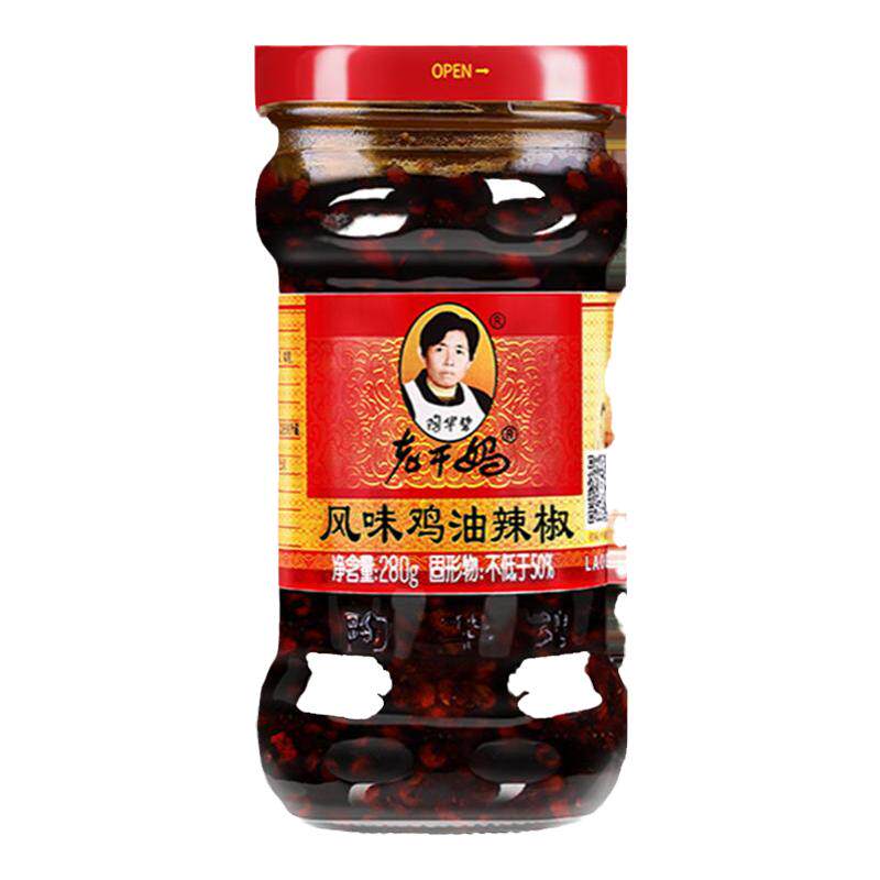 老干妈风味辣子鸡辣椒酱鸡肉酱鸡油油辣椒香辣菜酱油泼辣子