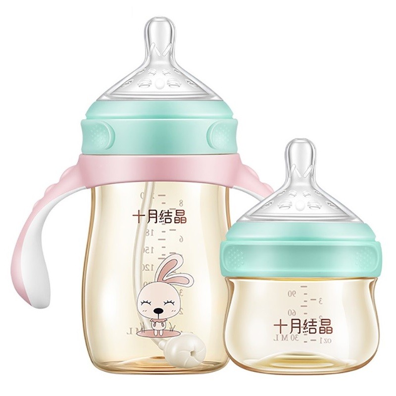 十月结晶宽口径奶瓶奶嘴鸭嘴吸嘴
