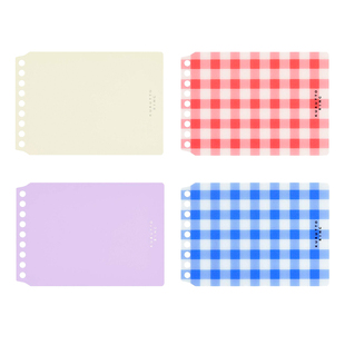 日本maruman满乐文迷你KURUTTO RING活页本DIY手工9孔活页本miniB7活页本学生可拆卸随身本便携本记事小本子