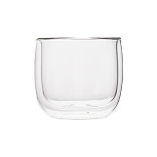 加厚透明咖啡杯双层隔热玻璃杯防烫水杯美式杯子精致耐高温拿铁杯