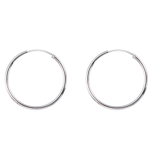 银色大圈圈耳环女银针耳钉耳扣气质素圈耳饰高级感轻奢冷淡风耳圈