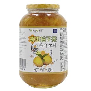 舌界蜂蜜柚子茶韩国原装进口柠檬红枣芦荟茶生姜茶罐装 蜂蜜花茶