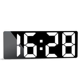 led简约大数字时钟电子钟表桌面摆台式闹钟时间显示器数显摆件