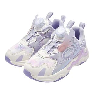 巴拉巴拉女童运动鞋宝宝加绒保暖鞋子儿童防滑慢跑鞋冬季新款童鞋