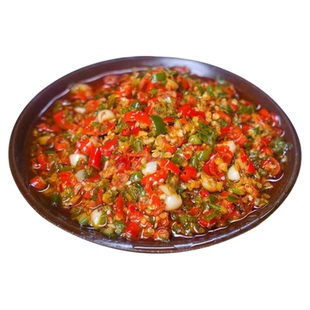 正宗四川剁椒酱蒜蓉辣椒酱拌饭酱开胃下饭菜农家自制剁辣椒腌辣椒