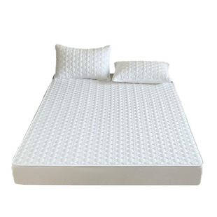 2026A类全棉棉花夹棉床笠单件100纯棉床罩席梦思保护套床垫罩定制