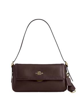 COACH/蔻驰官方 奥莱款Etta女士单肩手提包翻盖包CCV63