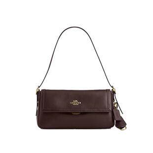COACH/蔻驰官方 奥莱款Etta女士单肩手提包翻盖包CCV63