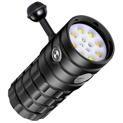 18000流明led潜水手电cob防水