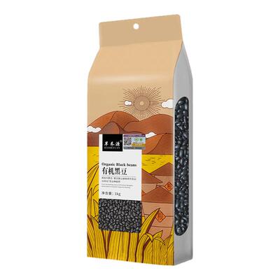 旱禾源有机黑豆1kg新货