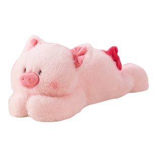 MINISO名创优品福莉丝猪玩偶趴趴猪新年礼物毛绒公仔可爱搞怪娃娃