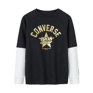 【新年红色】匡威儿童加绒卫衣男女童冬季中大童保暖棉上衣拜年服