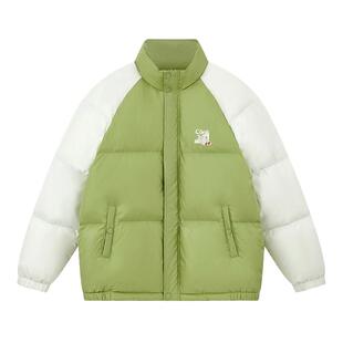 conklab 跳跃可可小羊羽绒服男冬季潮牌加厚情侣保暖面包服外套
