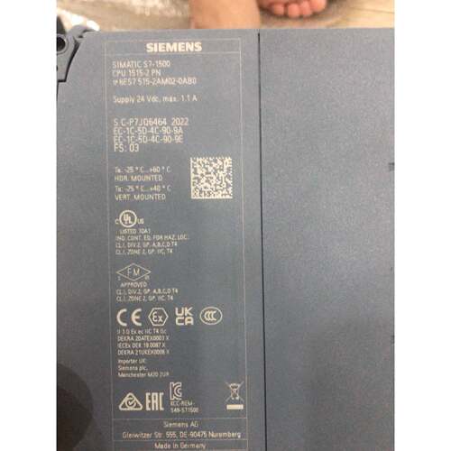 询价-S71500CPU模块6ES75152AM0可维修