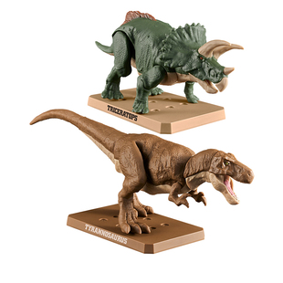 万代 拼装模型 恐龙系列 化石骨架 霸王龙 三角龙 剑龙 暴龙 新版