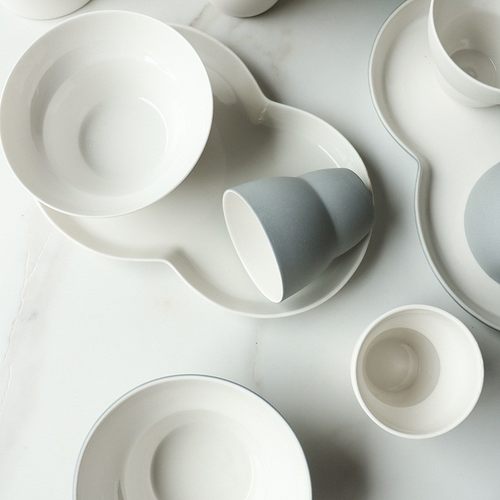 厂家早餐碗碟套装新款创意酒店杯盘餐厅碗点心特色西式牛奶沙拉