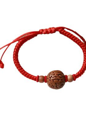 孕妇婴儿桃核满月礼物金刚结