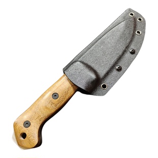 毕方制作卡巴BK2重型厚实电渣9CR18MOV不锈钢户外多用实用中直刀