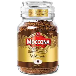 moccona摩可纳冻干咖啡速溶提神无糖美式黑咖啡粉官方旗舰店100g