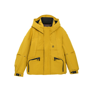 Livheartkids女大童工装羽绒服冬季2025新款儿童女童连帽羽绒外套