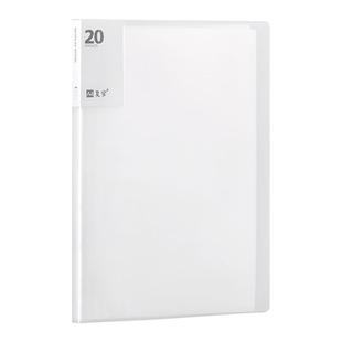 透明a4文件夹小学生专用插页资料册60页100档案夹奖状证书收纳册活页试卷整理卷子夹乐谱夹子琴谱孕检收纳袋