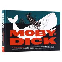 梅爾維爾大白鯨 插圖精裝3D立體書 Moby-Dick A Pop-Up Book from the Novel by Herman Melville英文原版 長(zhǎng)篇小說(shuō)改編 藝術(shù)啟蒙