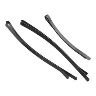 12个装黑色发夹一字夹发卡小夹子卡子边夹碎头发刘海夹弧度大小号