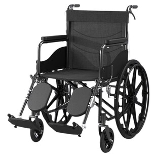 德国品质轮椅车轻便折叠骨折专用可抬腿带坐便器老年瘫痪代步车