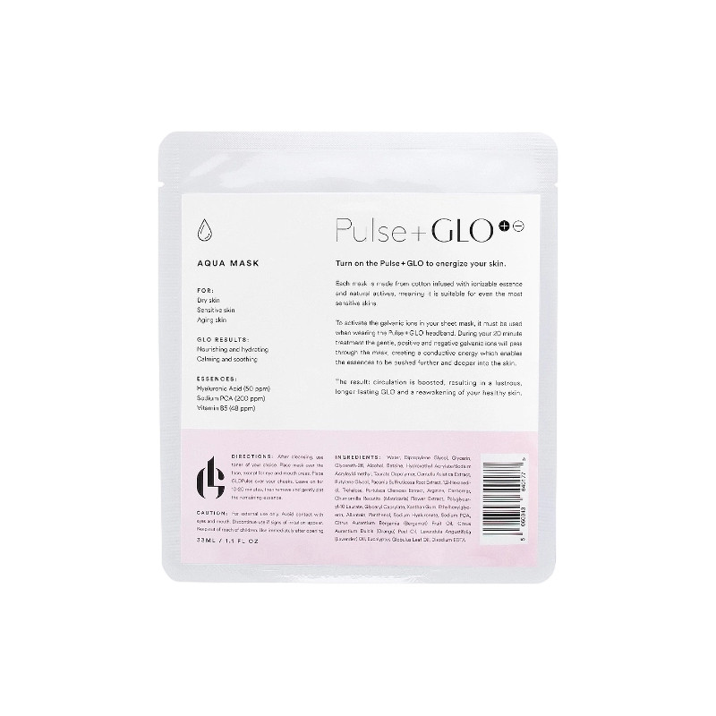 Pulse+GLO by Georgia Louise AQUA 片状面膜REVOLVE时尚小众新款