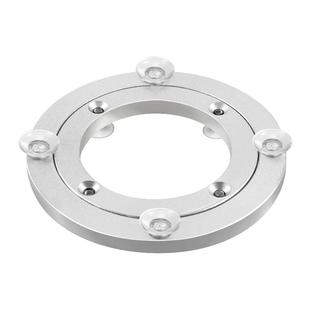 餐桌转盘底座消音铝合金底座玻璃实木大理石旋转轴承圆桌家用饭桌