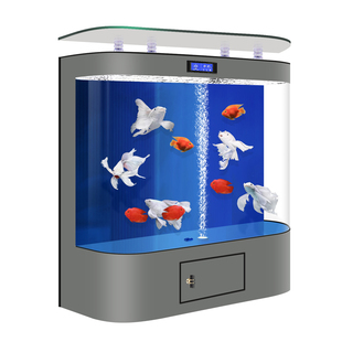 智能鱼缸2026新款过滤制氧一体机金鱼缸客厅家用超大型免换水族箱