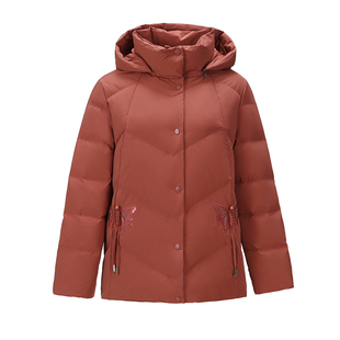 老年人羽绒服女奶奶冬装2025新款妈妈加厚大码60岁老太太防寒外套