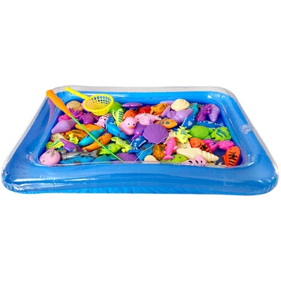 儿童磁性钓鱼玩具宝宝塑料洗澡