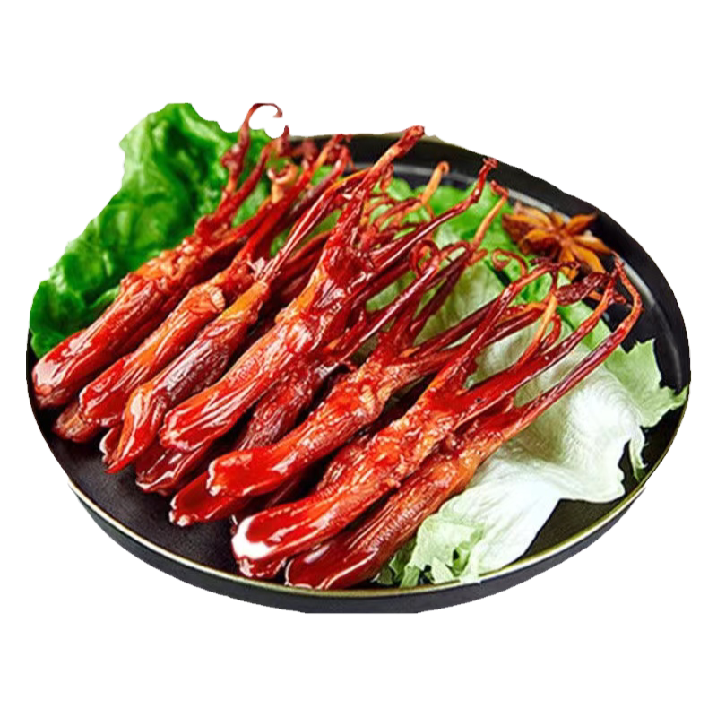 鸭舌头温州特产卤味熟食下酒菜酱香味鸭肉年货小吃零食散装网食品