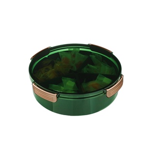 新年糖果盒轻奢家用可旋转干果盘密封盒收纳盒带盖分格零食盘圆形