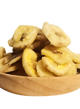 磨牙零食香蕉片补充维生素促消化