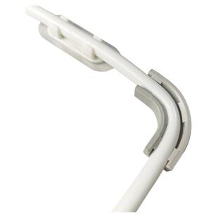 净水器2分3分PE管线90度直角转弯角自粘固定拐角卡扣保护器管夹配