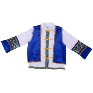 广西三月三壮族服装新款少数民族服装男童套装三月三儿童民族服装