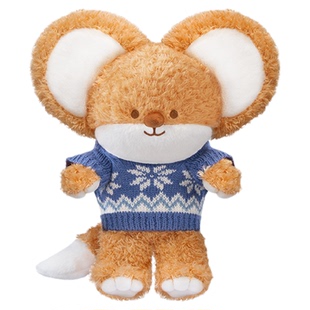 玩心派贴贴毛绒玩偶办公室桌面趴趴公仔学生写作业防驼背生日礼物