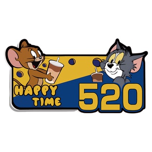 猫和老鼠门牌定制2025新款门牌号码牌家用自粘奶油风多巴胺入户门牌号高级感住宅宿舍房号房间门号牌房号牌