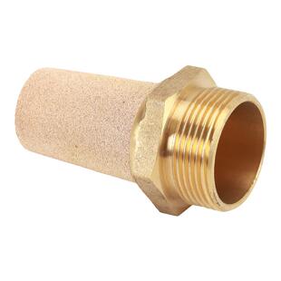 铜气动消声器平头/节流/长头消音器BSL-01/02/03/04/06降噪静音器