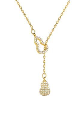 福禄欢喜幸福招财葫芦项链