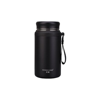 大容量316不锈钢加厚保温杯大肚杯短粗男款泡茶杯便携水杯1100ML